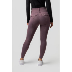Legging thermique hybride Horze Anya full grip Violet silex Legging thermique hybride Horze Anya full grip Violet silex