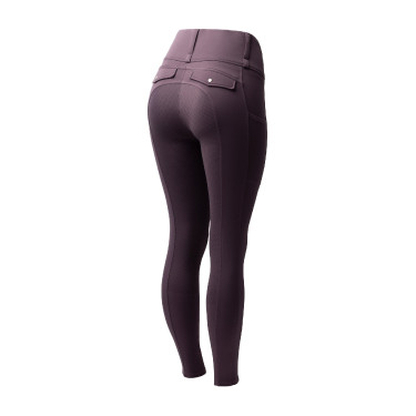 Legging thermique hybride Horze Anya full grip Violet silex Legging thermique hybride Horze Anya full grip Violet silex