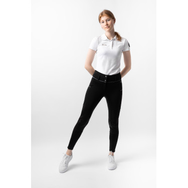 Pantalon d'équitation Corinne Thermo Horze full grip Noir