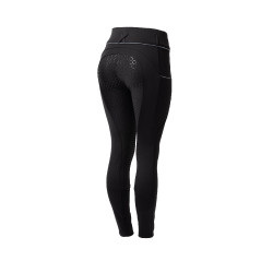 Pantalon d'équitation Corinne Thermo Horze full grip Noir