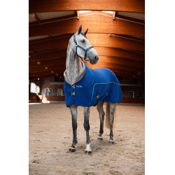 Couverture séchante polaire Delémont Horze Bleu arctique