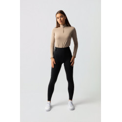 Legging d'hiver femme grip intégral Horze Dea Noir Legging d'hiver femme grip intégral Horze Dea Noir