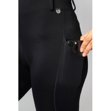 Legging d'hiver femme grip intégral Horze Dea Noir Legging d'hiver femme grip intégral Horze Dea Noir