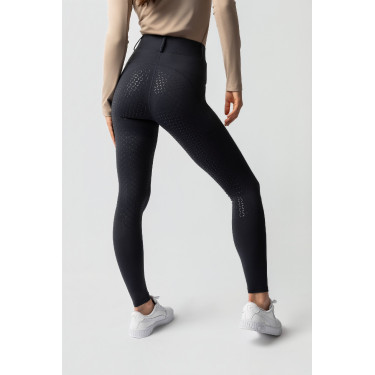 Legging d'hiver femme grip intégral Horze Dea Marine foncé Bleu