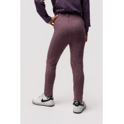 Legging Horze Dea enfant Thermo avec Grip Complet Silex Gris