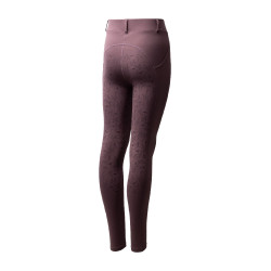 Legging Horze Dea enfant Thermo avec Grip Complet Silex Gris