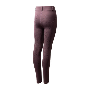 Legging Horze Dea enfant Thermo avec Grip Complet Silex Gris