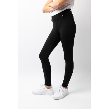 Thermolegging Horze Dea kind met volledige grip Zwart