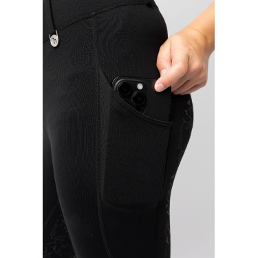 Legging Horze Dea enfant Thermo avec Grip Complet Noir