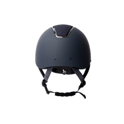 Casque Métal Scintillant Monarch II Horze Bleu foncé