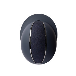Casque Métal Scintillant Monarch II Horze Bleu foncé