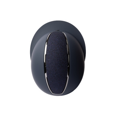 Casque Métal Scintillant Monarch II Horze Bleu foncé
