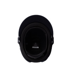 Glanzende Metalen Helm Monarch II Horze Donkerblauw