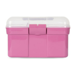 Boîte et brosses de pansage Horze enfant Violet rouge Bordeaux