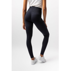 Scrunch rijlegging Horze Nessa full grip naadloos Zwart