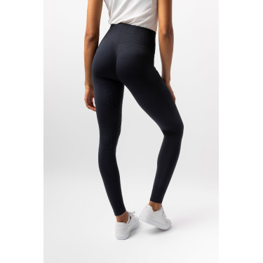 Scrunch rijlegging Horze Nessa full grip naadloos Zwart