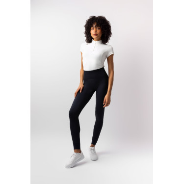 Scrunch rijlegging Horze Nessa full grip naadloos Zwart