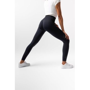 Legging Scrunch Horze Nessa full grip sans coutures Noir