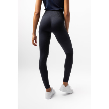 Legging Scrunch Horze Nessa full grip sans coutures Ouverture Bleu marine