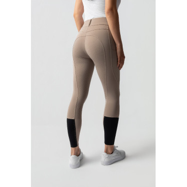 Rijbroek Horze Evelyn full seat dames Eenvoudige taupe Beige Rijbroek Horze Evelyn full seat dames Eenvoudige taupe Beige