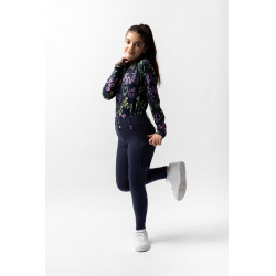 Rijbroek Horze Mira kinderen met full seat Opening Marineblauw