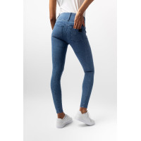 Pantalon Horze Carolyn denim fullgrip femme Denim clair Bleu Pantalon Horze Carolyn denim fullgrip femme Denim clair Bleu