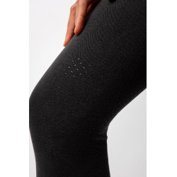 Pantalon Horze Carolyn denim fullgrip femme Noir