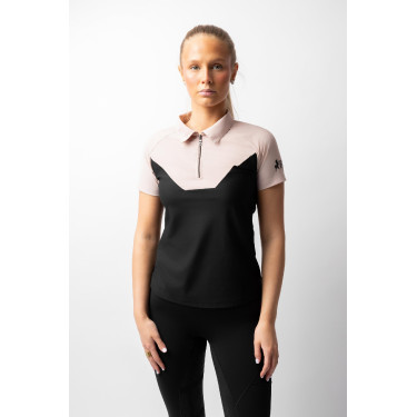 Polo B Vertigo Giselle bicolore femme Beauté noire Polo B Vertigo Giselle bicolore femme Beauté noire