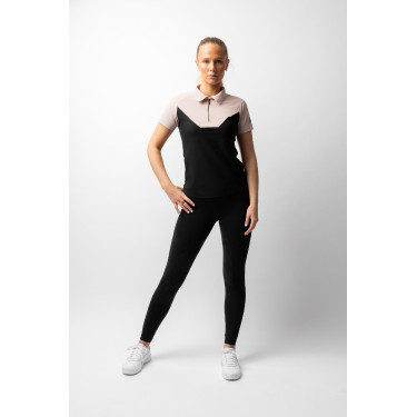 Damespolo B Vertigo Giselle tweekleurig Zwarte schoonheid Damespolo B Vertigo Giselle tweekleurig Zwarte schoonheid