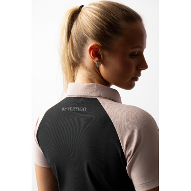 Polo B Vertigo Giselle bicolore femme Beauté noire Polo B Vertigo Giselle bicolore femme Beauté noire