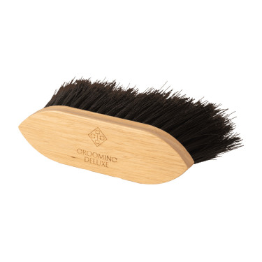 Brosse classique en bois longue douce Grooming Deluxe Noir