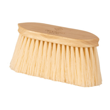 Brosse classique en bois longue douce Grooming Deluxe Naturel Marron