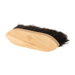 Harde borstel Wooden classic medium Grooming Deluxe Zwart