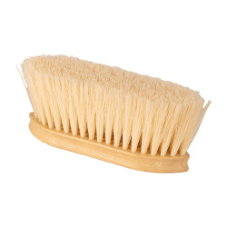 Harde borstel Wooden classic medium Grooming Deluxe Natuurlijk Bruin