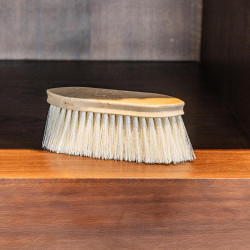 Harde borstel Wooden classic medium Grooming Deluxe Natuurlijk Bruin