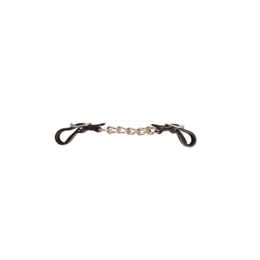 Eenvoudige hackamoreketting Dy'on New English Zwart