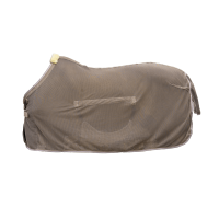 Couverture anti-mouche avec Protection Ventrale Comfort Kentucky Beige à carreaux