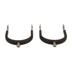 Stalen bolsporen met Velari-rubber Roestvrij staal