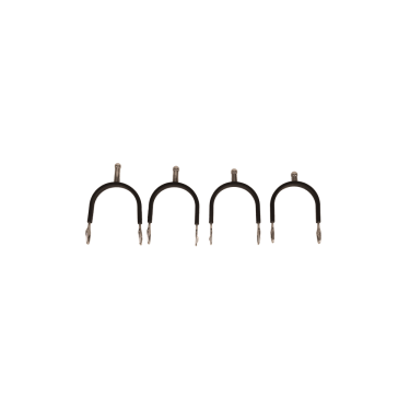 Stalen bolsporen met Velari-rubber Roestvrij staal