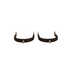 Eperons ronds en acier avec caoutchouc Velari Acier Inoxydable