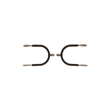 Eperons ronds en acier avec caoutchouc Velari Acier Inoxydable