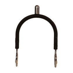 Eperons ronds en acier avec caoutchouc Velari Acier Inoxydable