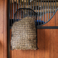 Grooming Deluxe vierkant hooinet met vulhulp Zwart