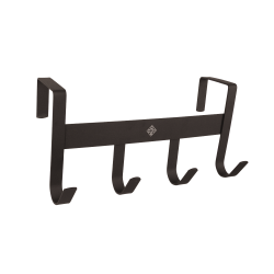 Porte-bridon en métal mat avec 4 crochets Grooming Deluxe Porte-bridon en métal mat avec 4 crochets Grooming Deluxe