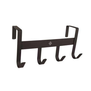 Porte-bridon en métal mat avec 4 crochets Grooming Deluxe Porte-bridon en métal mat avec 4 crochets Grooming Deluxe