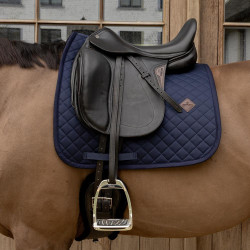 Tapis de selle en mouton Skin Friendly Diamond Dressage Kentucky Marine Bleu marine