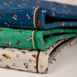 Tapis de Selle Velvet Horse Printing Dressage Kentucky