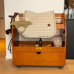 Tapis de Selle Velvet Horse Printing Dressage Kentucky