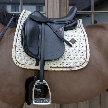 Tapis de Selle Velvet Horse Printing Dressage Kentucky