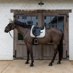 Tapis de Selle Velvet Horse Printing Dressage Kentucky